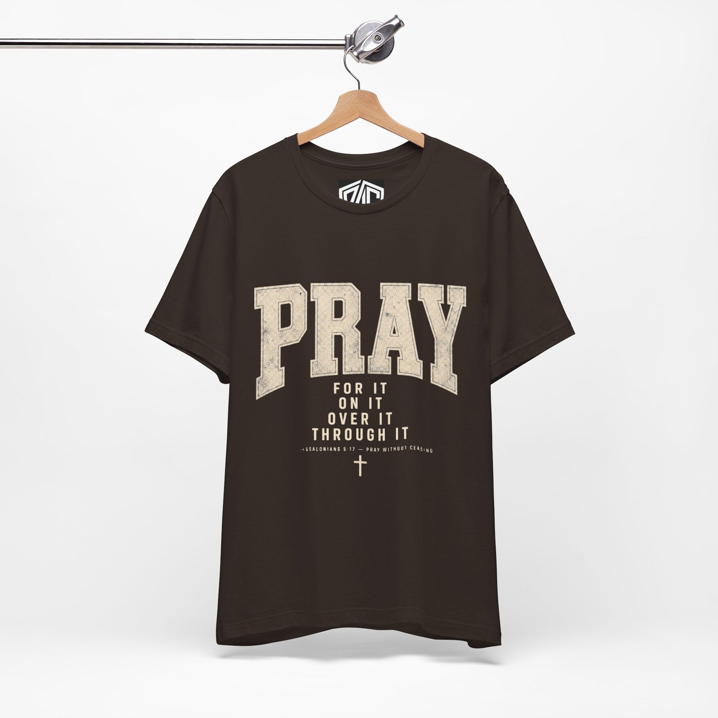 Pray For It Vintage Christian Tee – “Pray for it, on it, over it, through it” Inspirational Shirt