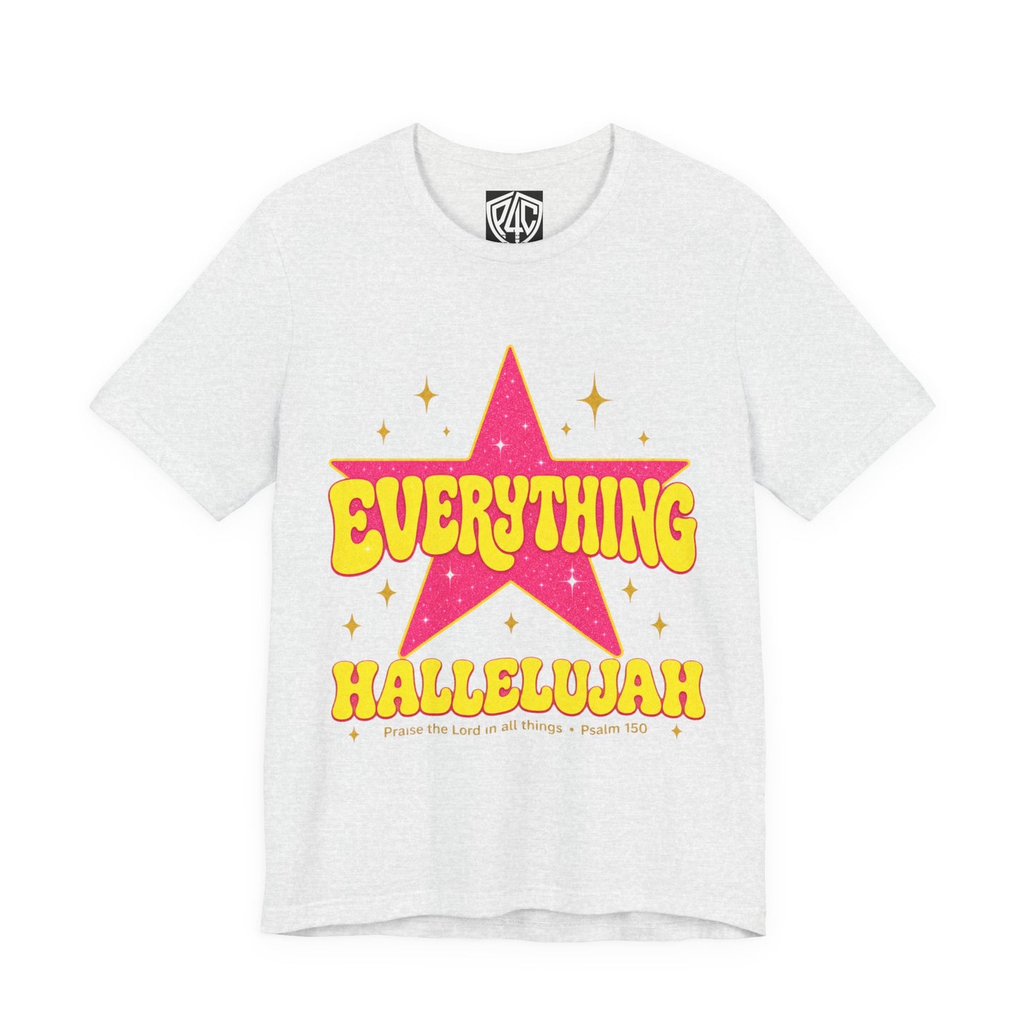 Everything Hallelujah Tee — Retro Star Christian Graphic T-Shirt