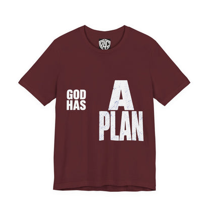 God Has A Plan T-Shirt — Inspirational Faith Graphic Tee