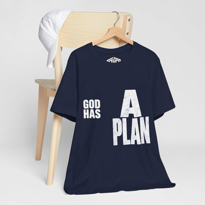 God Has A Plan T-Shirt — Inspirational Faith Graphic Tee