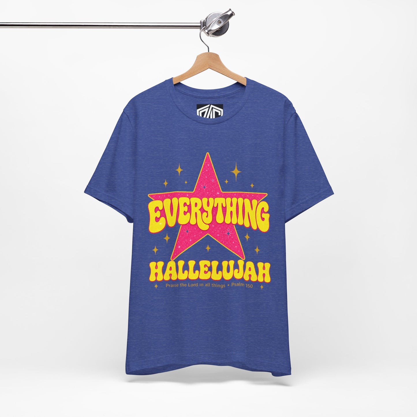 Everything Hallelujah Tee — Retro Star Christian Graphic T-Shirt