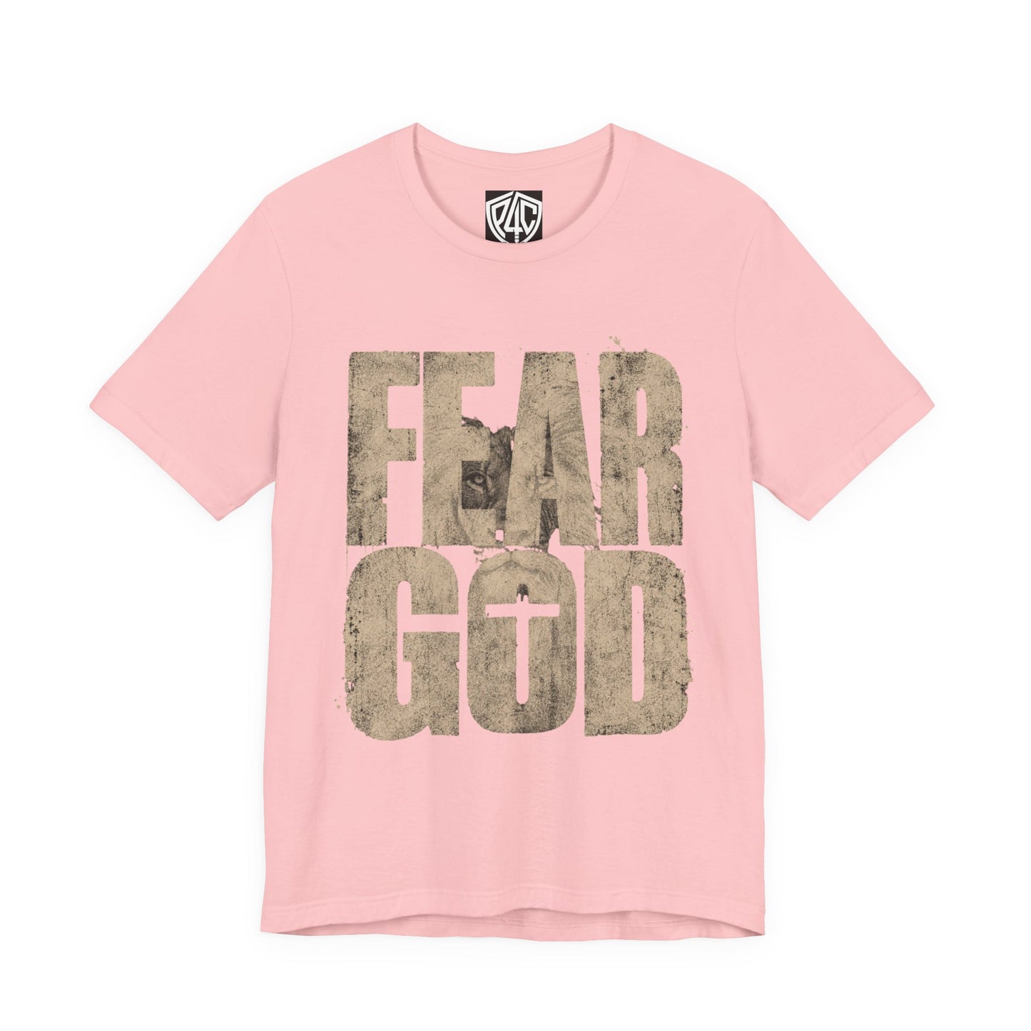 Fear God T-Shirt — Rustic Cross Faith Tee for Christians, Inspirational Religious Apparel