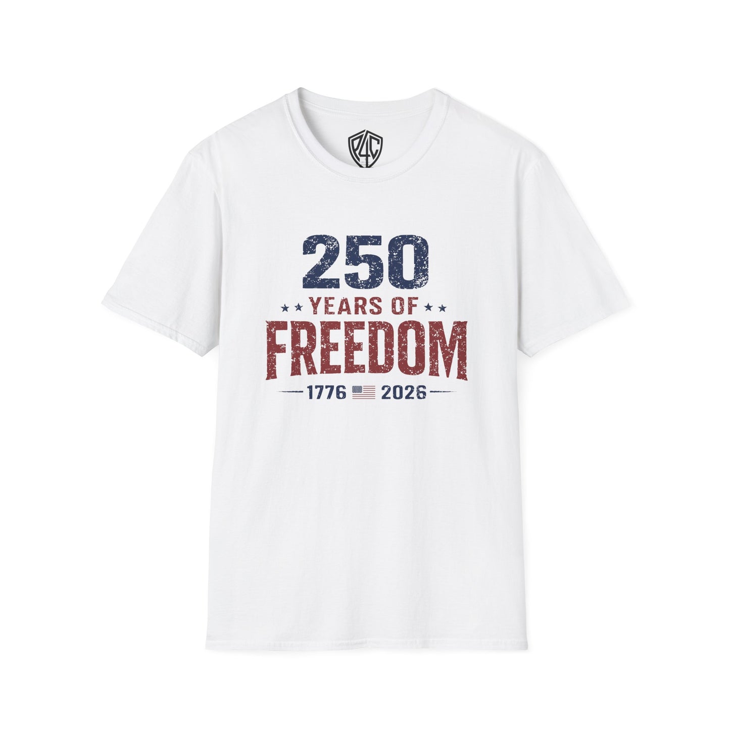 250 Years of Freedom T-Shirt — 1776–2026 Patriotic Anniversary Tee