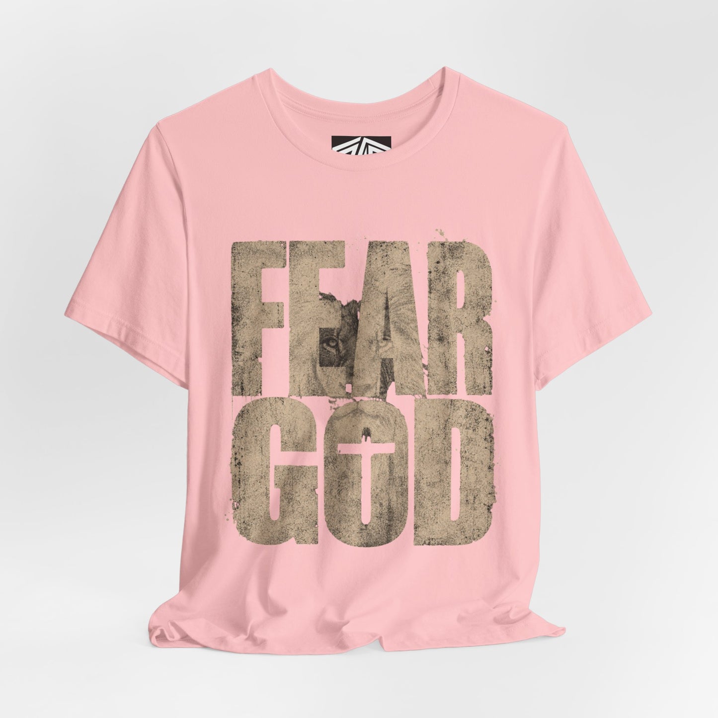 Fear God T-Shirt — Rustic Cross Faith Tee for Christians, Inspirational Religious Apparel