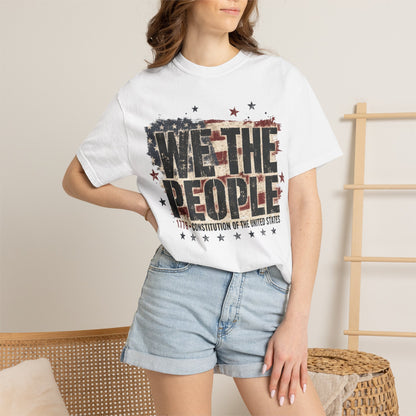 We The People T-Shirt — Patriotic Constitution 1776 Americana Tee