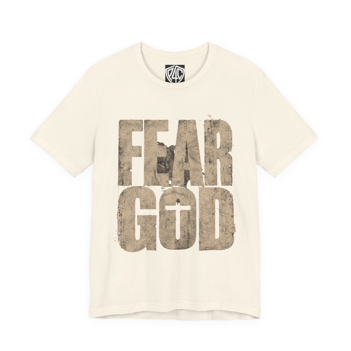 Fear God T-Shirt — Rustic Cross Faith Tee for Christians, Inspirational Religious Apparel