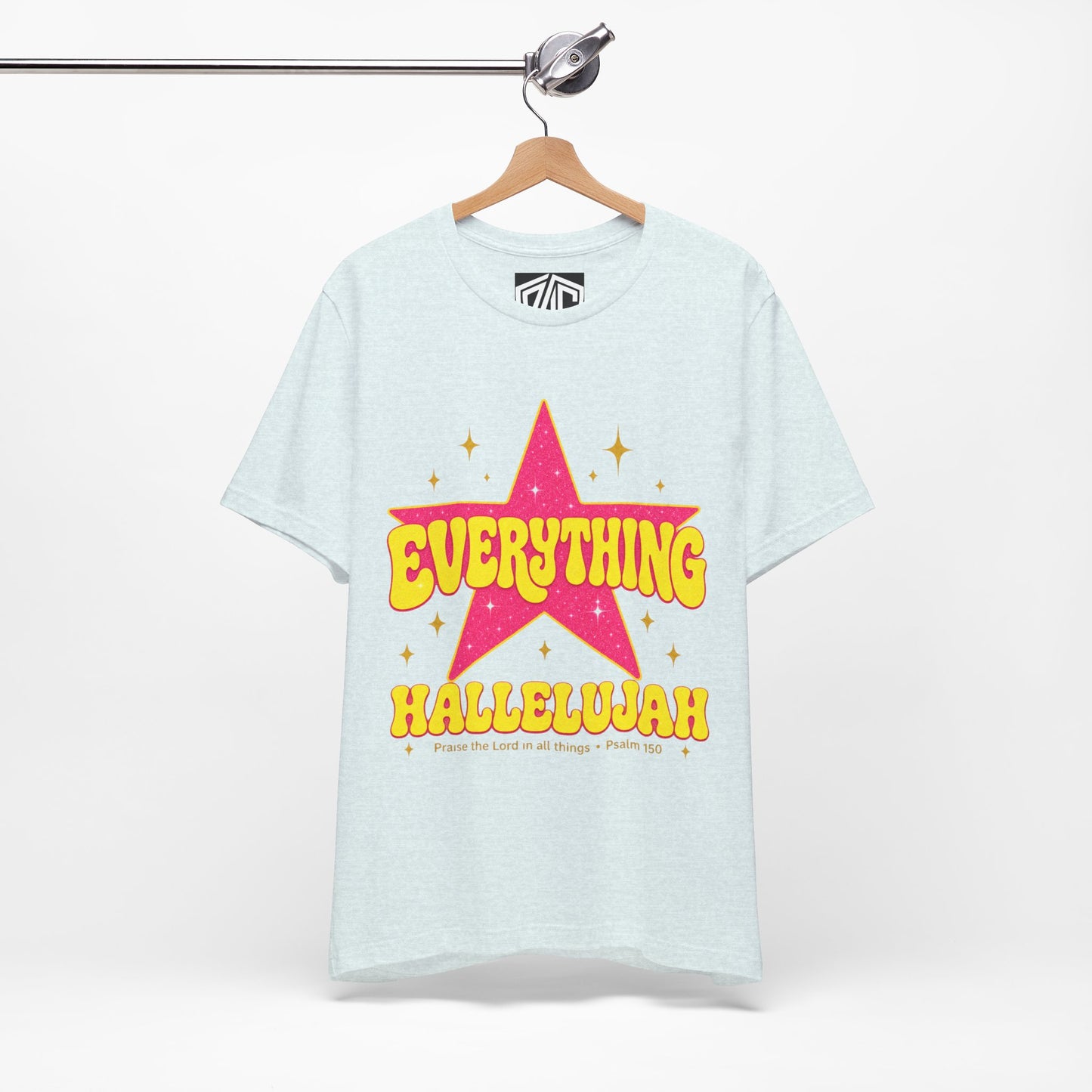 Everything Hallelujah Tee — Retro Star Christian Graphic T-Shirt