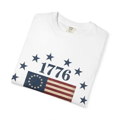 1776–2026 Betsy Ross Flag T-Shirt — 250 Years of American Freedom