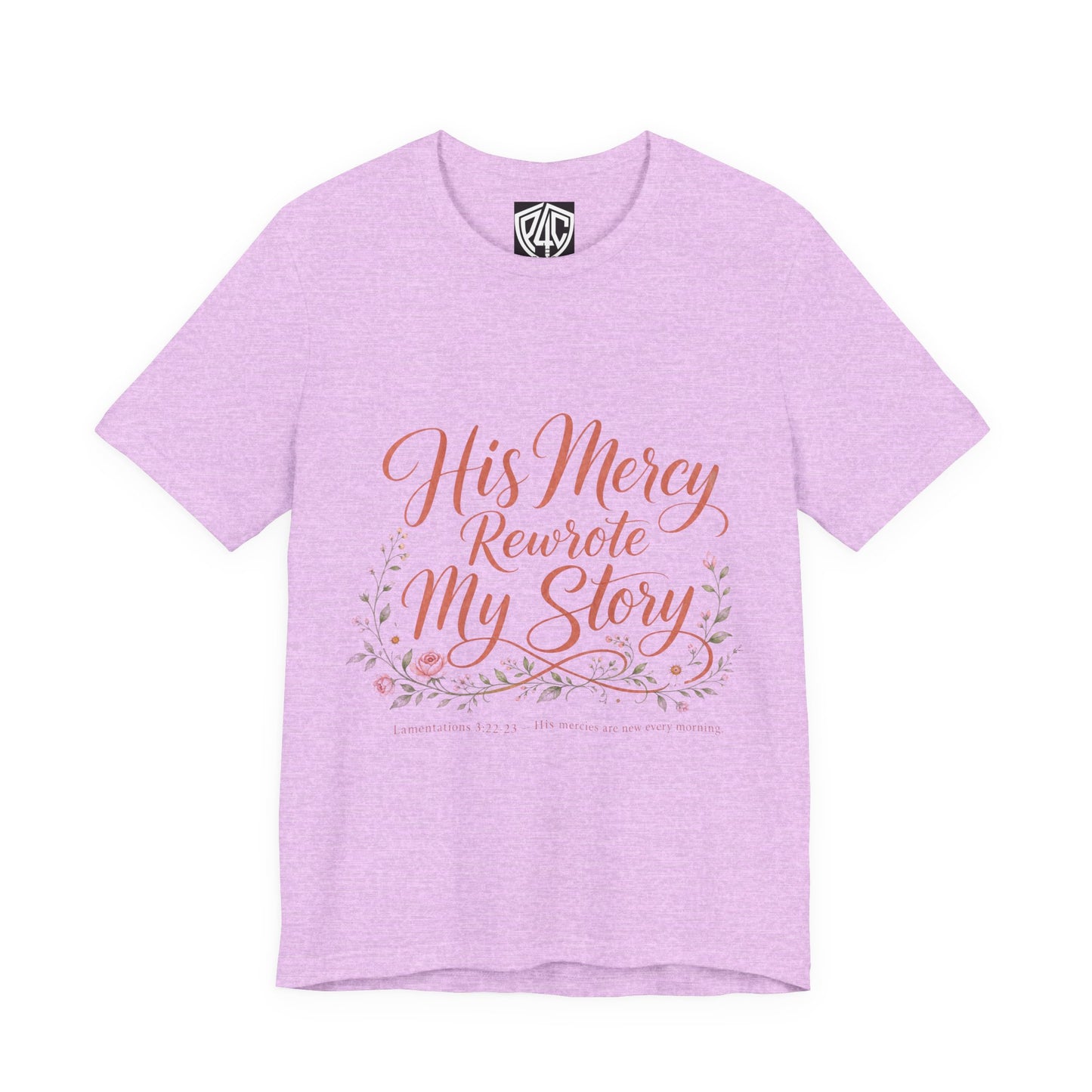 His Mercy Rewrote My Story Tee — Inspirational Christian Faith T‑Shirt