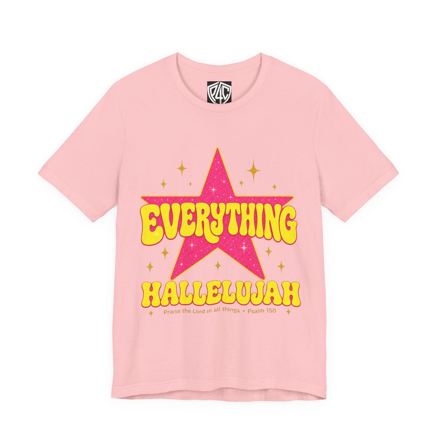 Everything Hallelujah Tee — Retro Star Christian Graphic T-Shirt