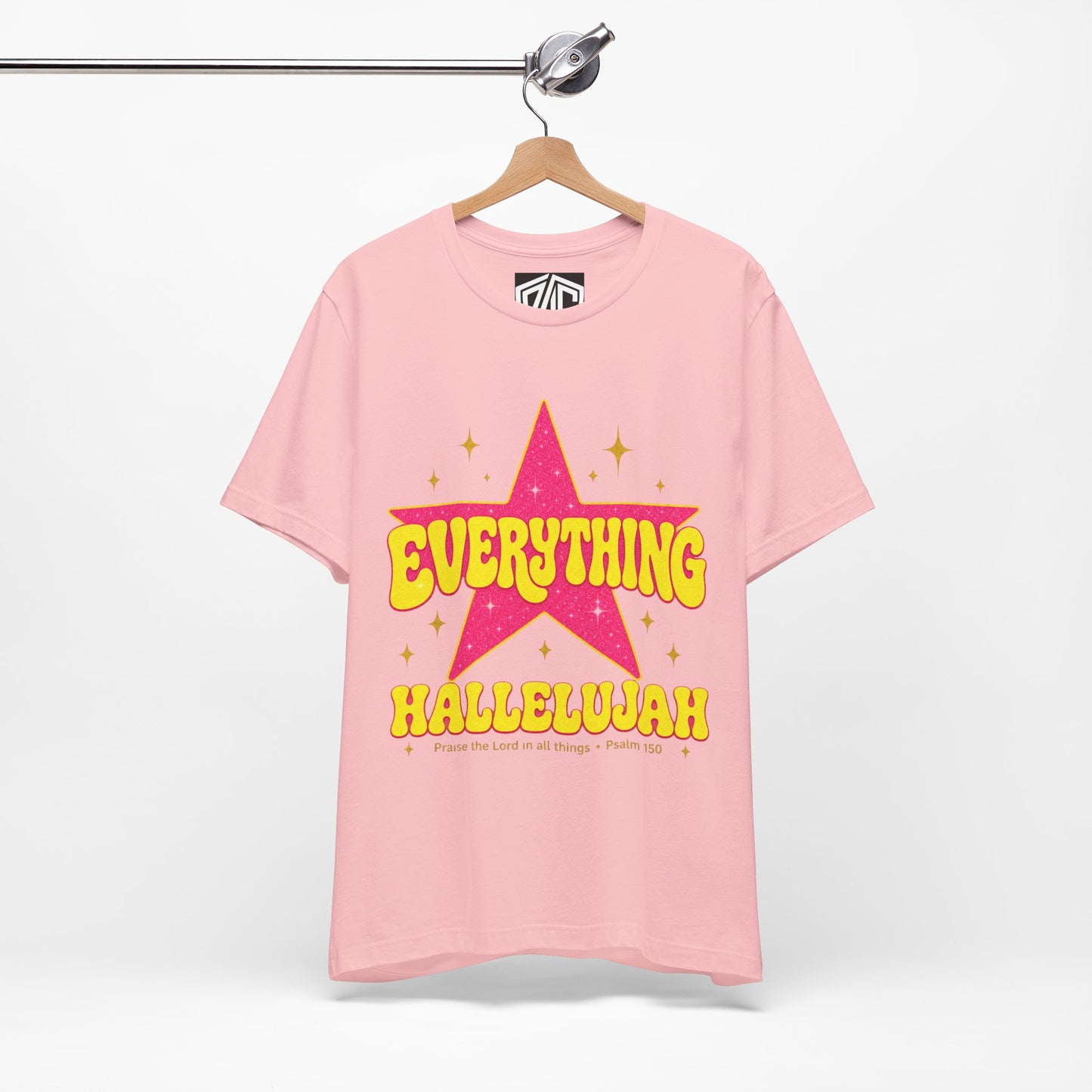 Everything Hallelujah Tee — Retro Star Christian Graphic T-Shirt
