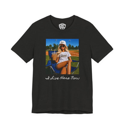 Baseball Barbie Girl Graphic Tee - 'Yards' Retro Summer Shirt
