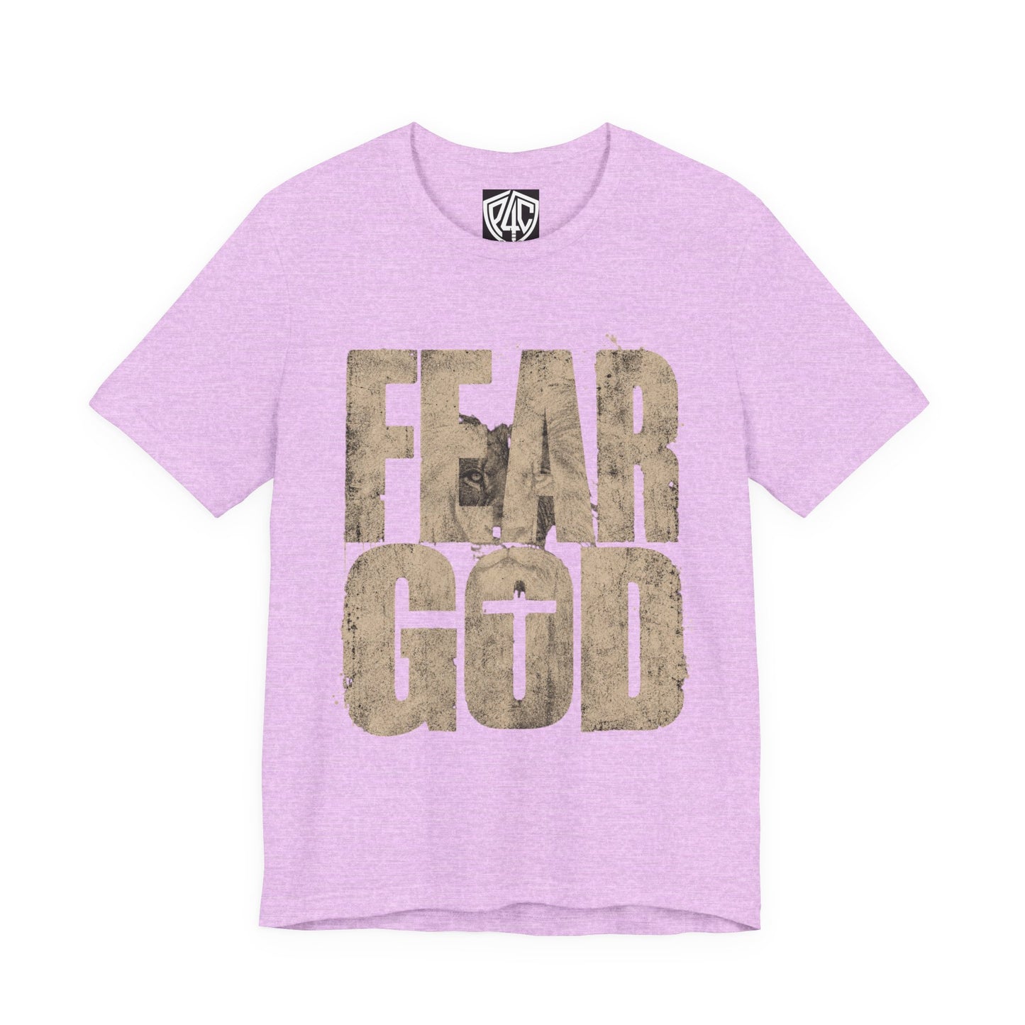 Fear God T-Shirt — Rustic Cross Faith Tee for Christians, Inspirational Religious Apparel