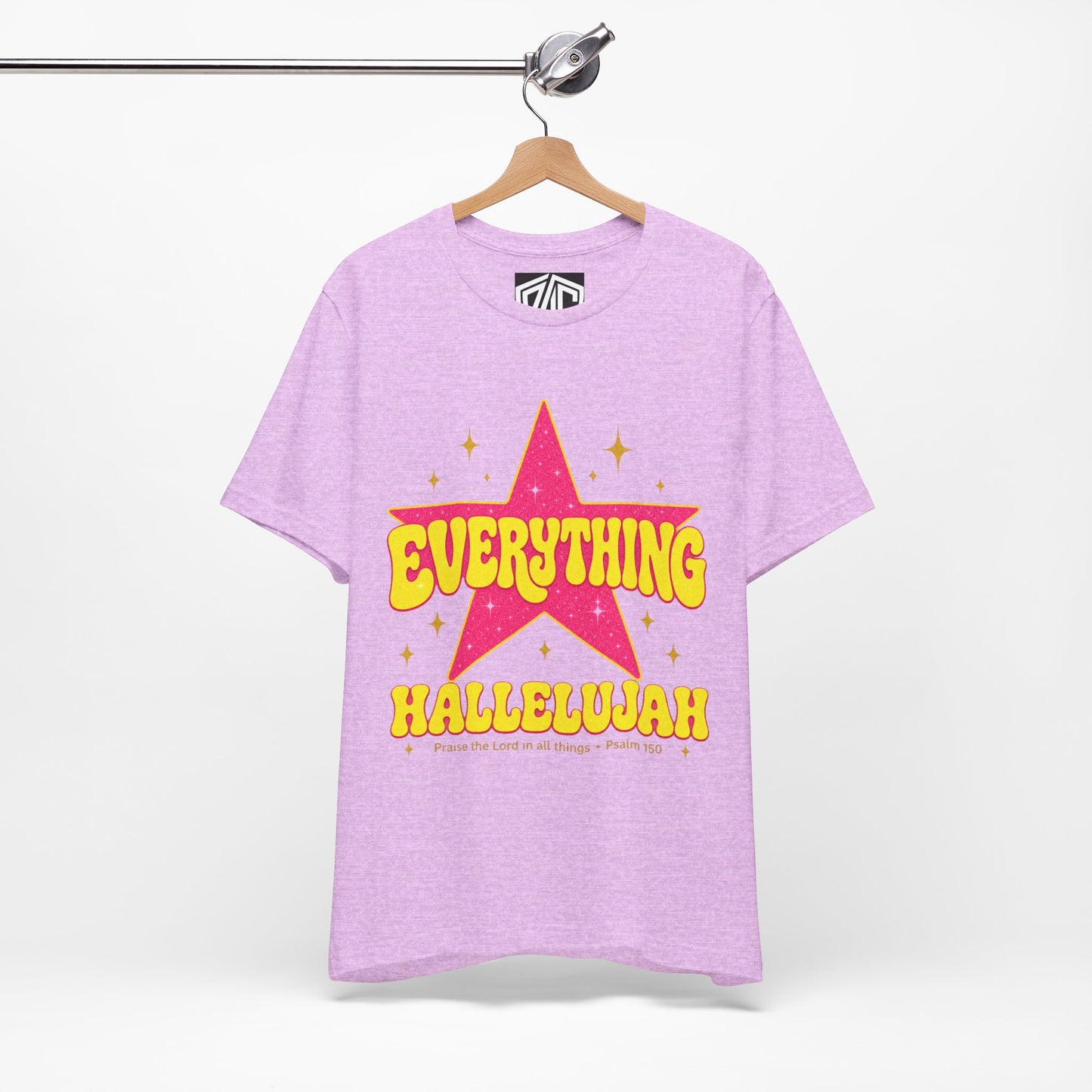 Everything Hallelujah Tee — Retro Star Christian Graphic T-Shirt