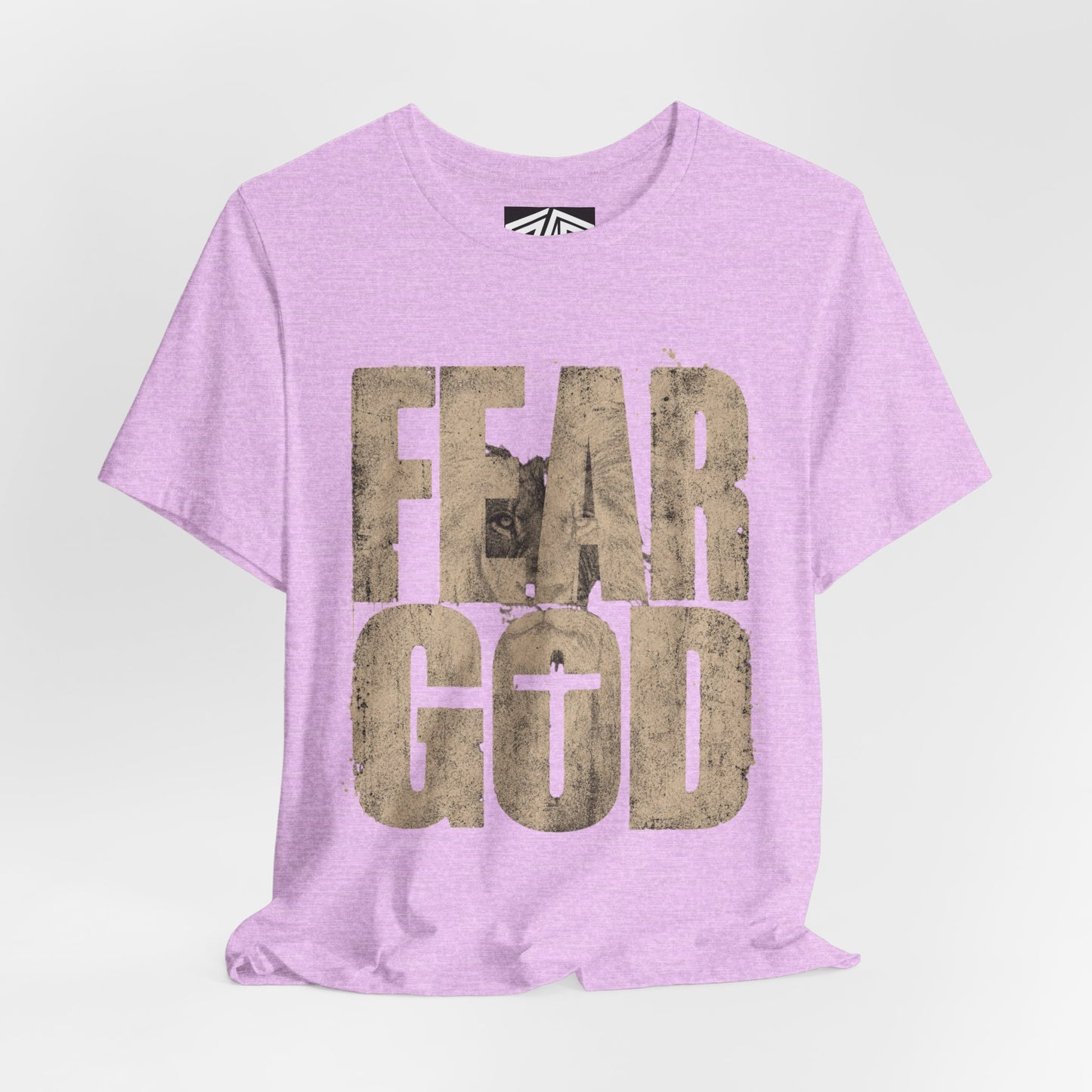 Fear God T-Shirt — Rustic Cross Faith Tee for Christians, Inspirational Religious Apparel