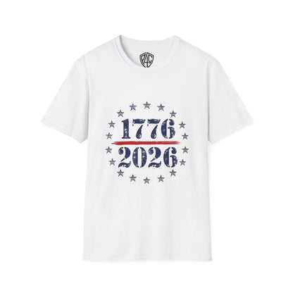 1776 Patriotic T-Shirt — Vintage American Independence Tee (1776–2026)