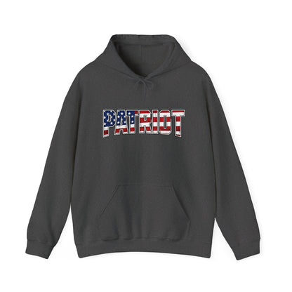 Patriot Flag Graphic Hoodie — American Flag 'PATRIOT' Pullover